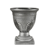 Leaf Pattern Plastic Urn Flower Pot