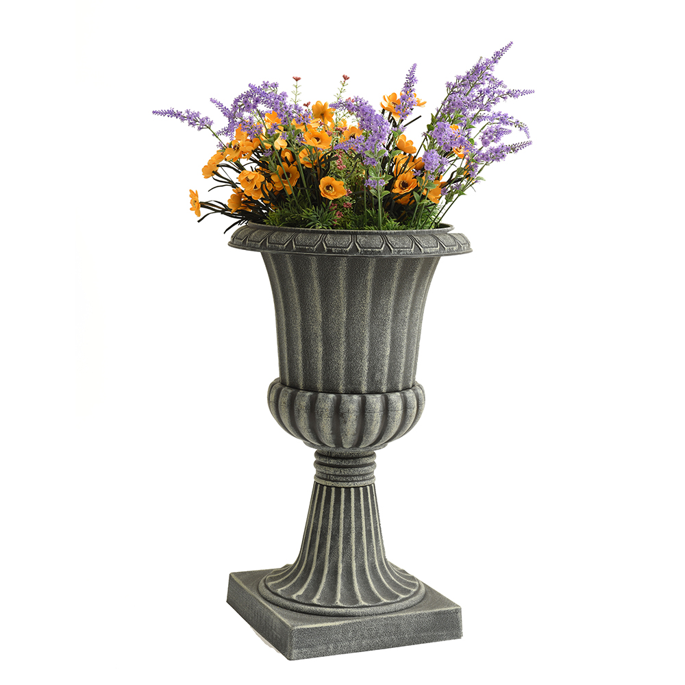 Antique Plastic Flower Pot Urn Plant Pot 