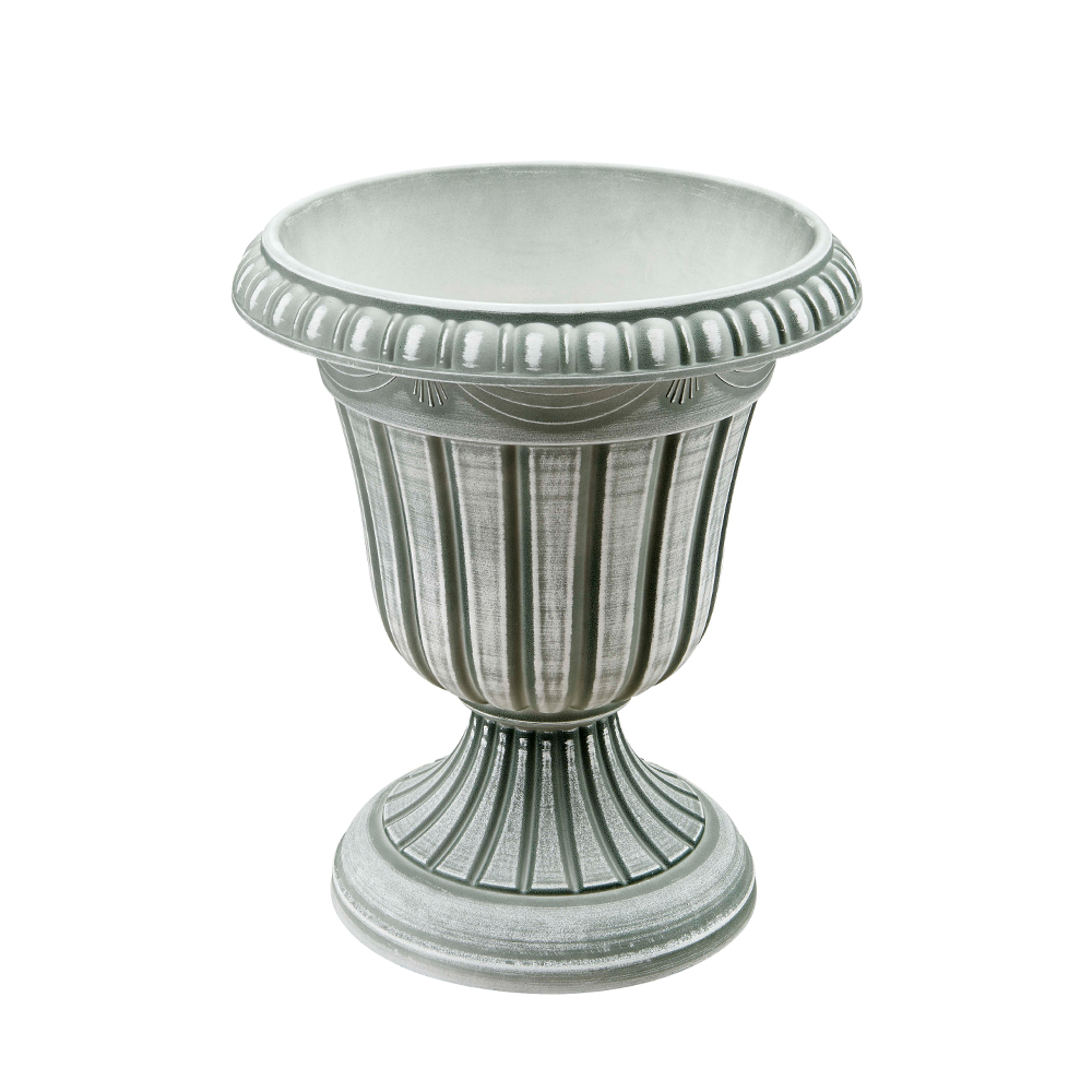 Interlocking Roman Garden Urns Modular Plastic Planter for Villa Landscape