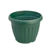 Classic Ribbed Plastic Planter Set – Durable & Versatile