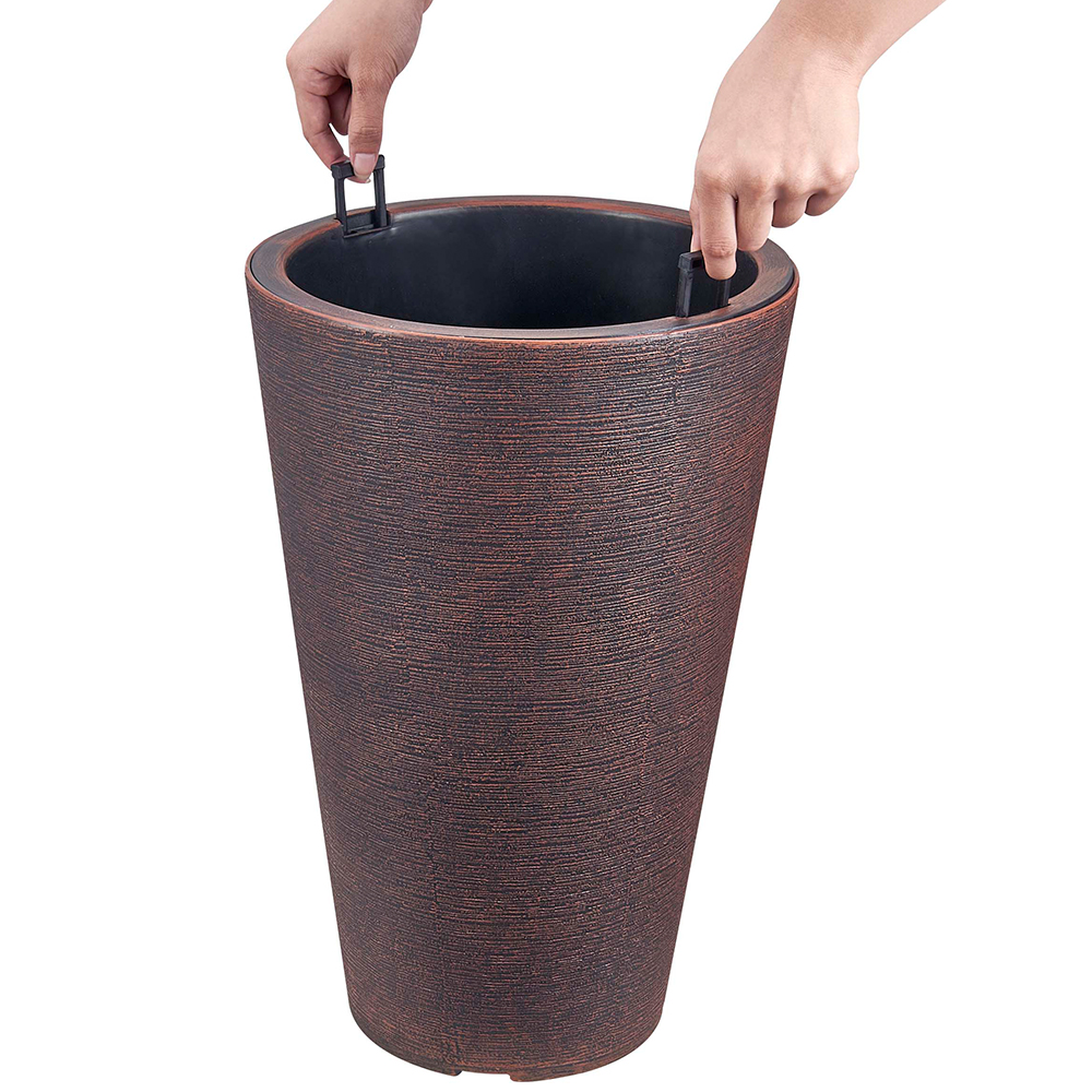 Decorative Round Plastic Flower Pot