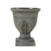 Leaf Pattern Plastic Urn Flower Pot