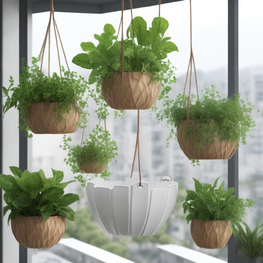 Wholesale Plastic Wall Hanging Flower Basket Pot for Wall Decoration