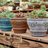 Vintage Embossed Plastic Planter – Elegance Meets Durability