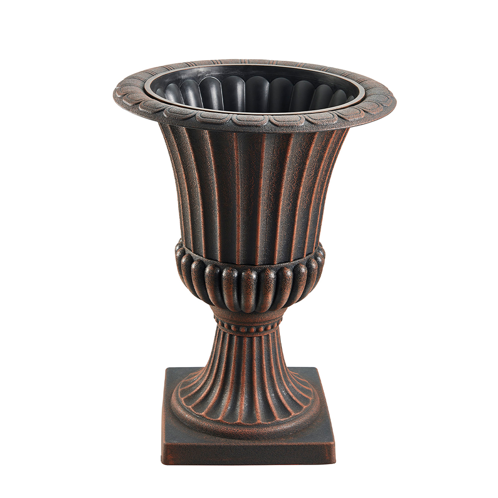 Large size plastic outdoor flower pot for garden seeding