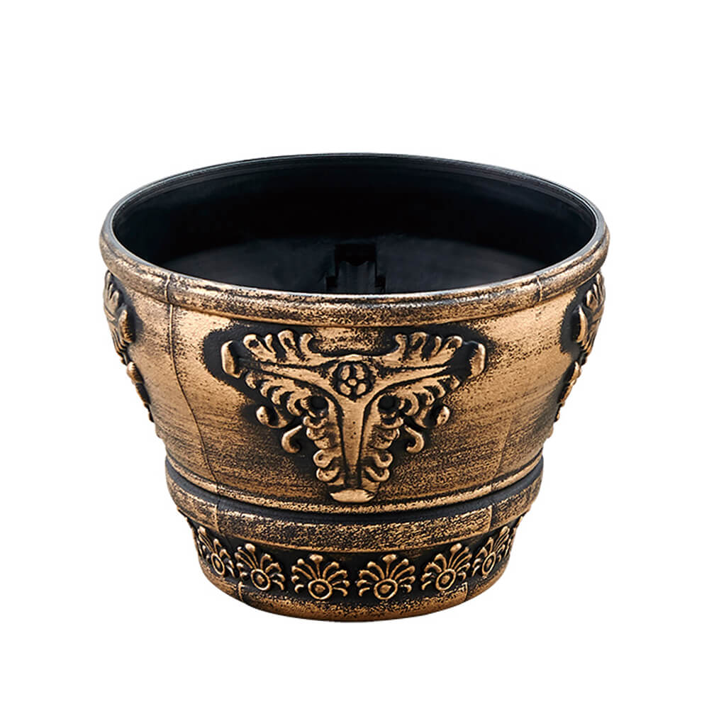Vintage Embossed Plastic Planter – Elegance Meets Durability