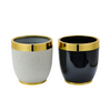 Wholesale Black Round Large Planters Outdoor Round Flower Plant Pot Sets