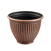 Classic Ribbed Plastic Planter – Durable & Versatile