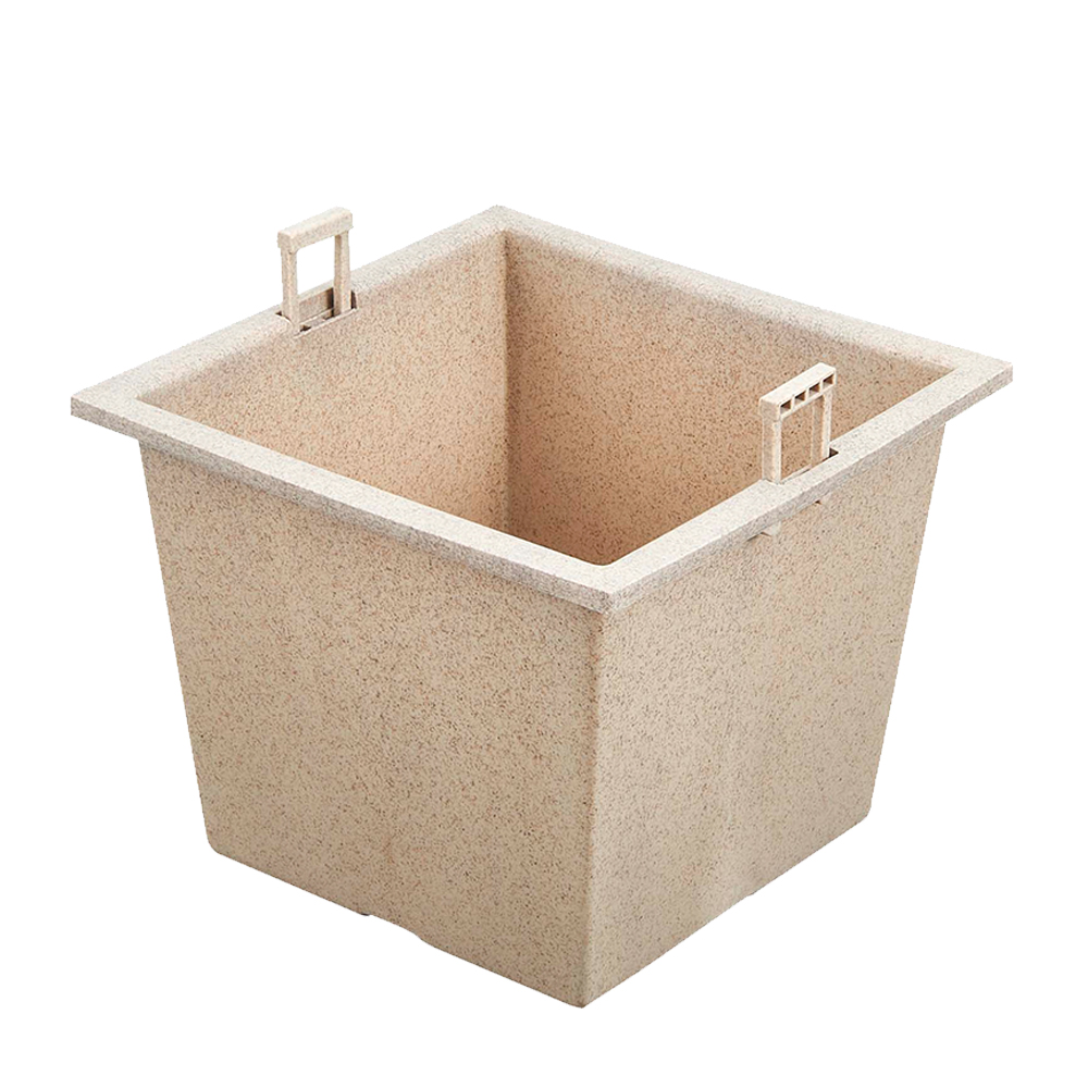 Decorative Square Plastic Flower Pot 