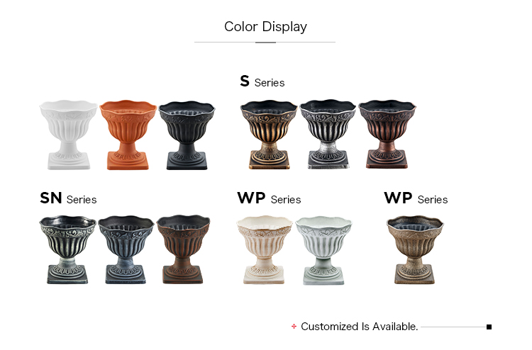 Plastic Urn Planter Pot