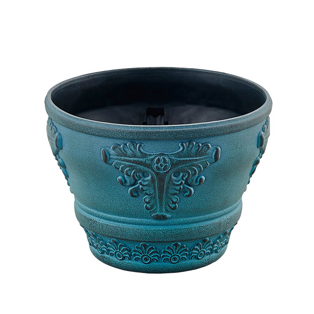 Vintage Embossed Plastic Planter – Elegance Meets Durability
