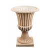 Large size plastic outdoor flower pot for garden seeding