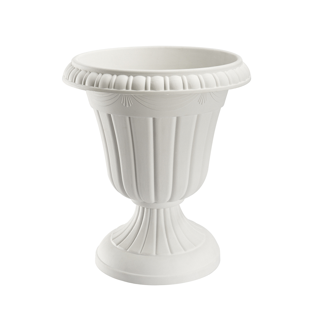 Interlocking Roman Garden Urns Modular Plastic Planter for Villa Landscape