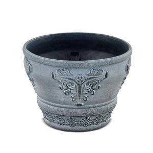 Vintage Embossed Plastic Planter – Elegance Meets Durability