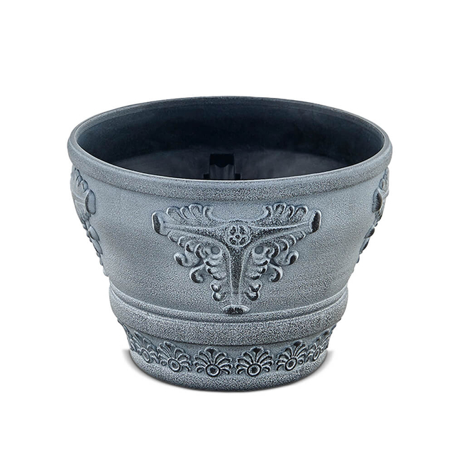 Vintage Embossed Plastic Planter – Elegance Meets Durability