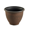 Classic Ribbed Plastic Planter – Durable & Versatile