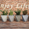 Classic Round Plastic Floor Planter 