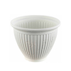 Classic Ribbed Plastic Planter – Durable & Versatile